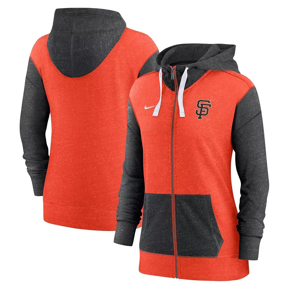 Women's Nike Orange San Francisco Giants Full-Zip Hoodie, Size: Medium Product Image