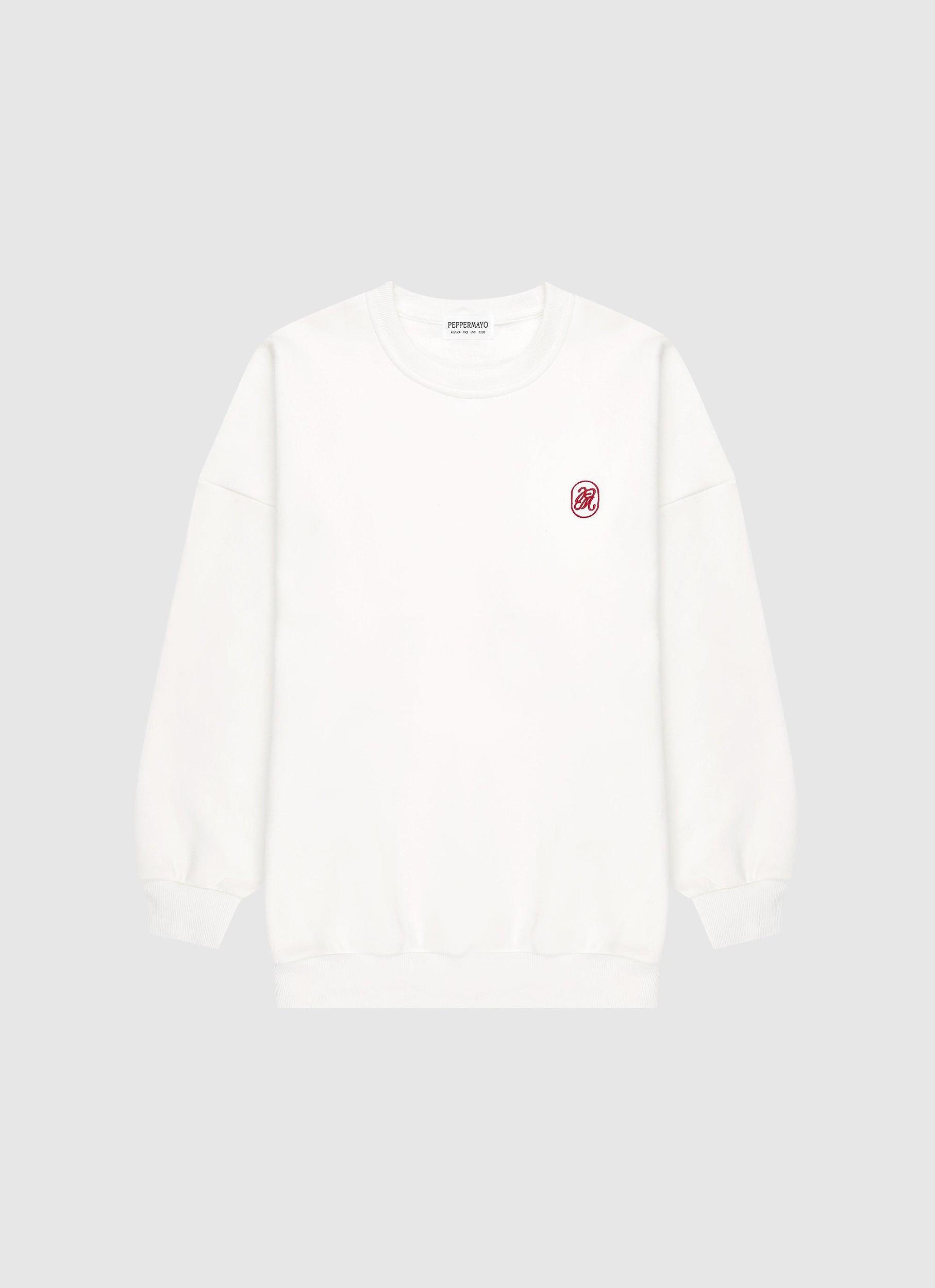 Signature Oversized Sweatshirt - Ivory Product Image