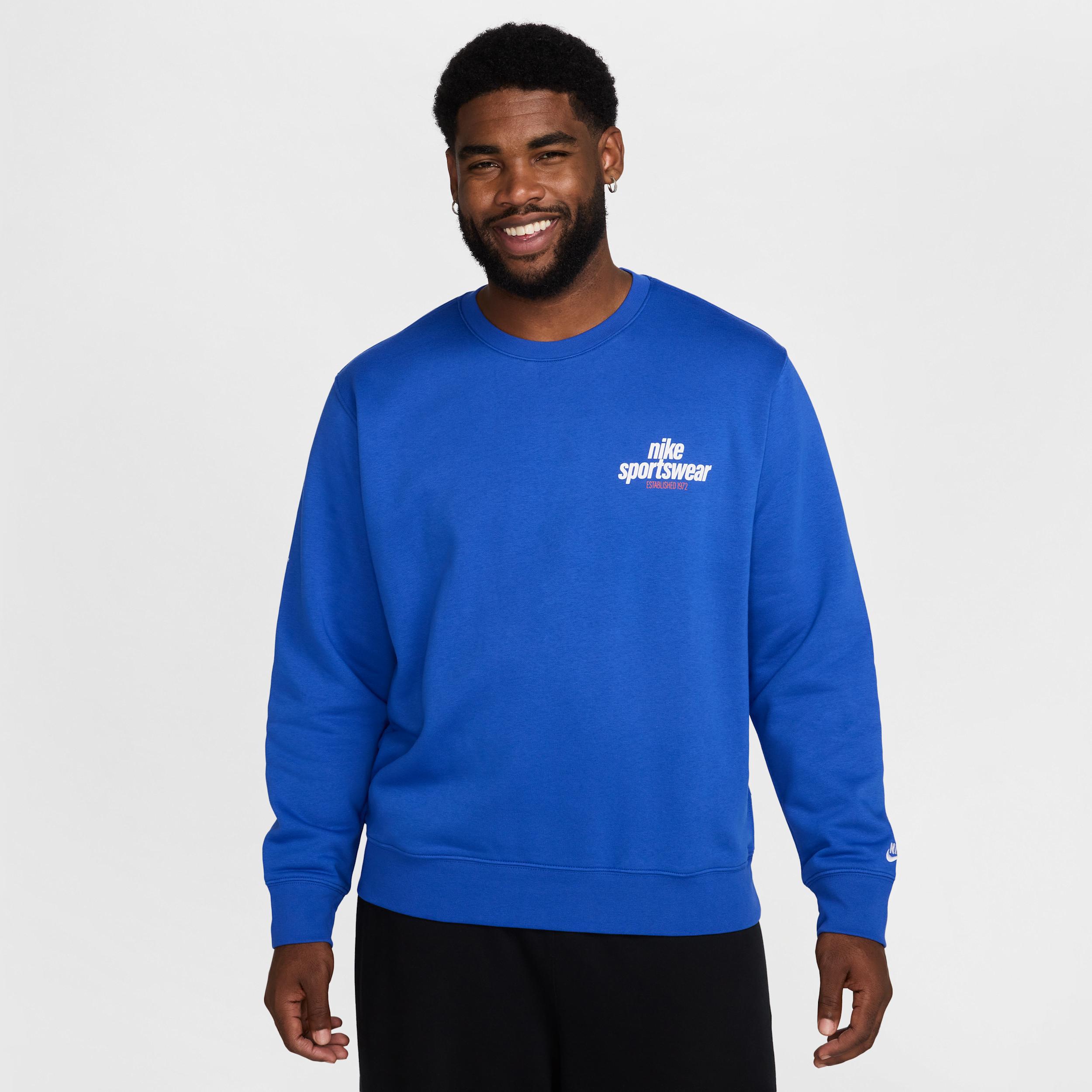 Nike Mens Club Fleece Crew | HJ2173-480 Product Image