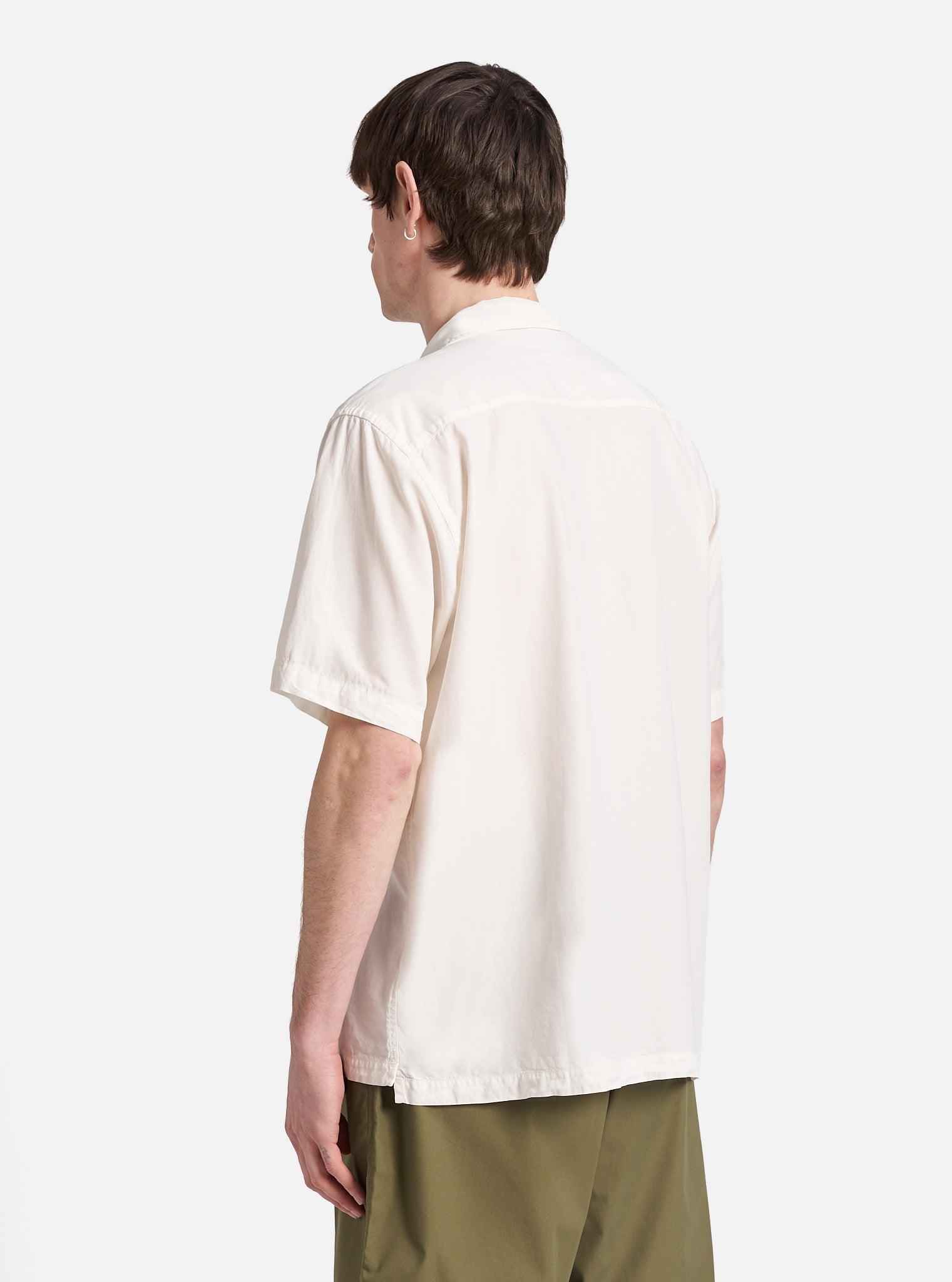 Ecru Gardenia Lycot Camp Shirt Product Image