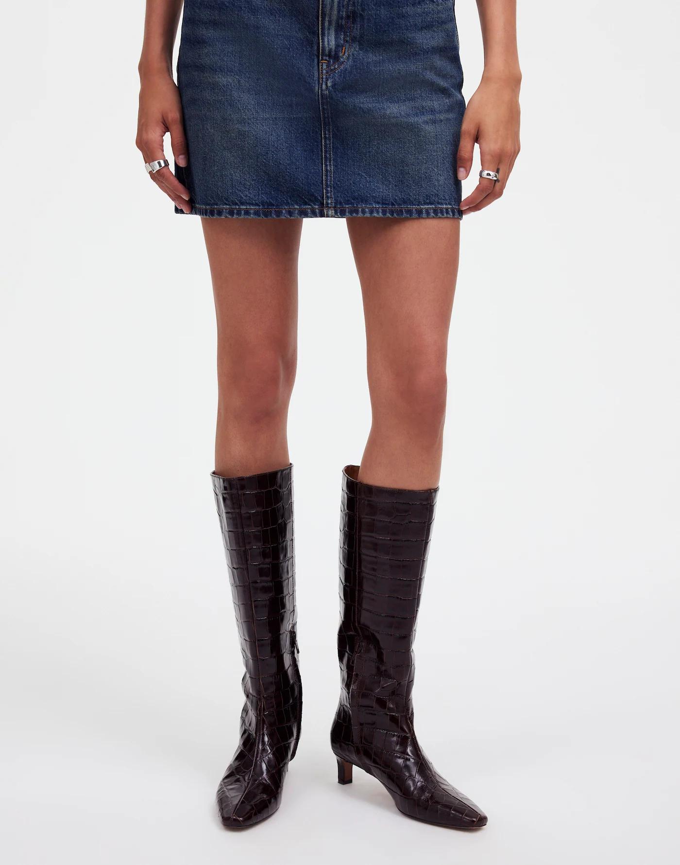 The Dimes Kitten-Heel Knee Boot Product Image