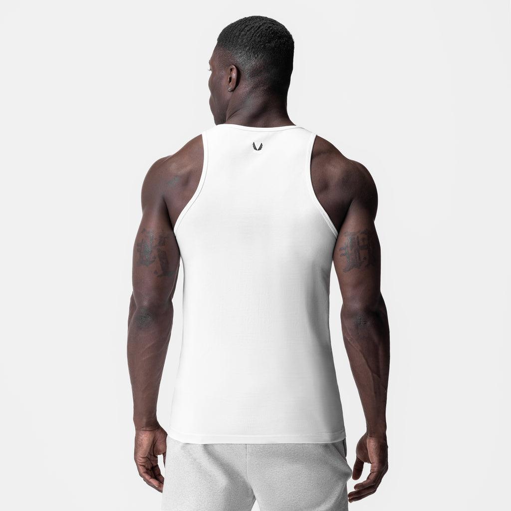 0924. Supima® Essential Slim Tank - White Product Image