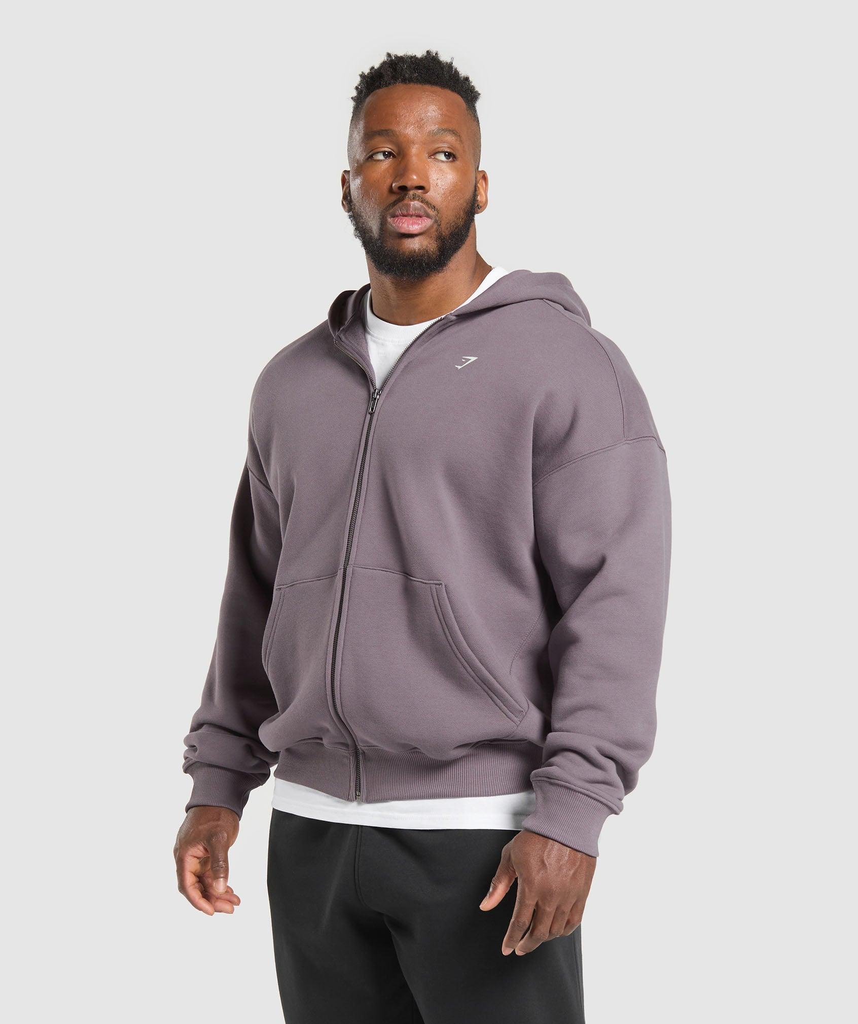 Gymshark Doberman Graphic Hoodie - Brushed Purple Male Product Image