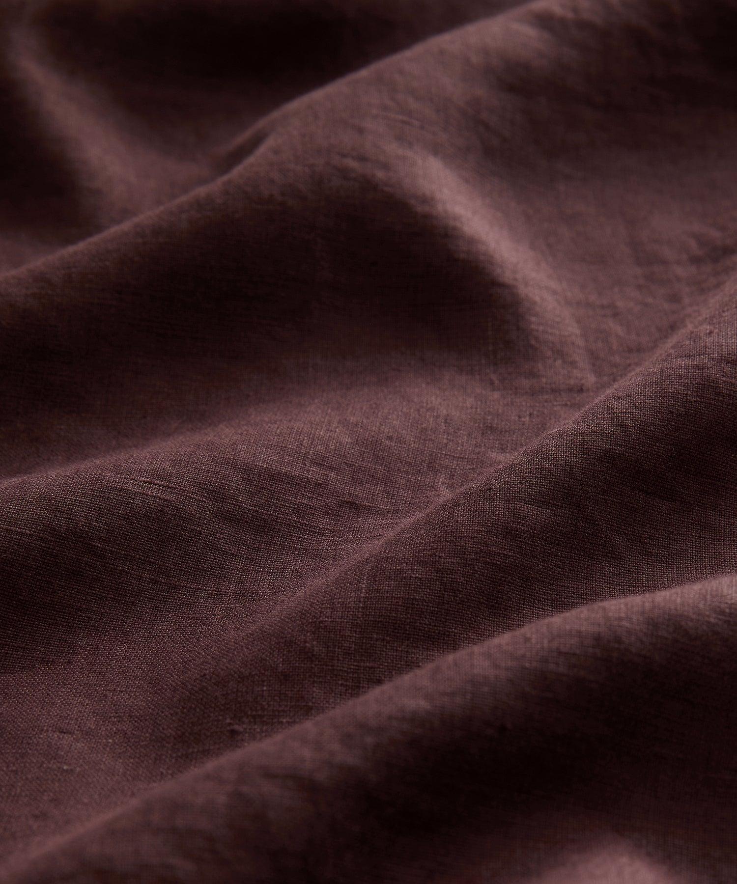 Cropped Sea Soft Irish Linen Camp Collar Shirt Product Image