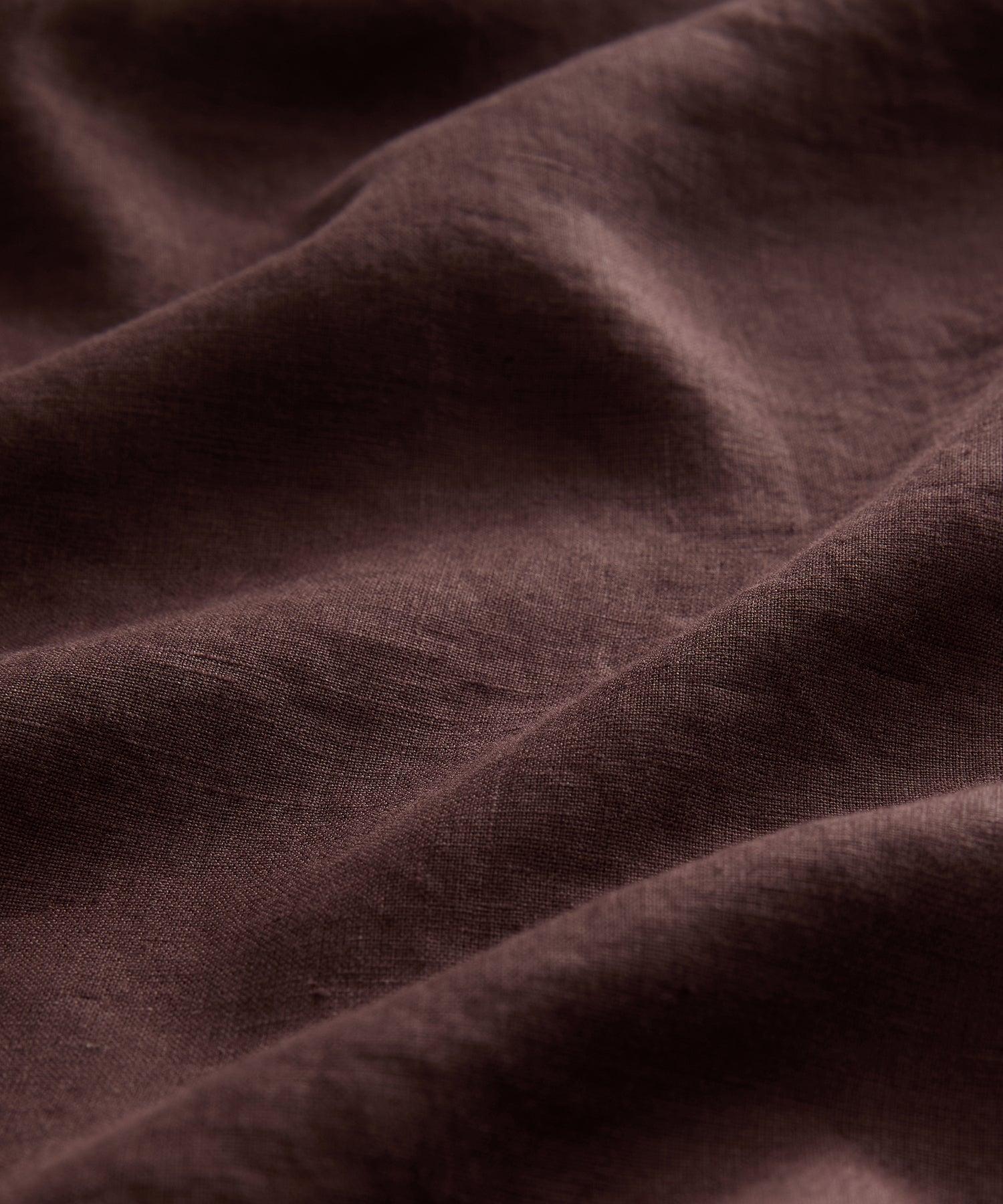 Cropped Sea Soft Irish Linen Camp Collar Shirt Product Image