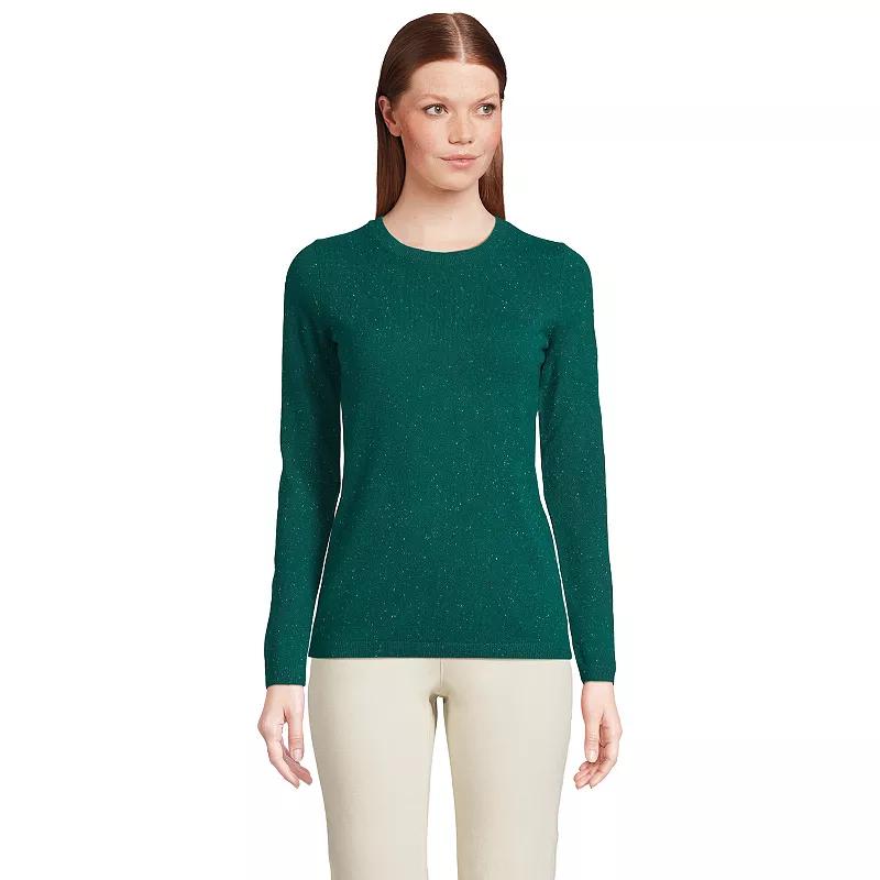 Petite Lands' End Crewneck Cashmere Sweater, Women's,  Product Image