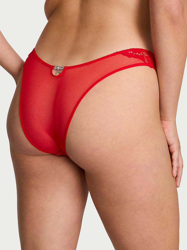 Twinkle Bow Lace Brazilian Panty Product Image