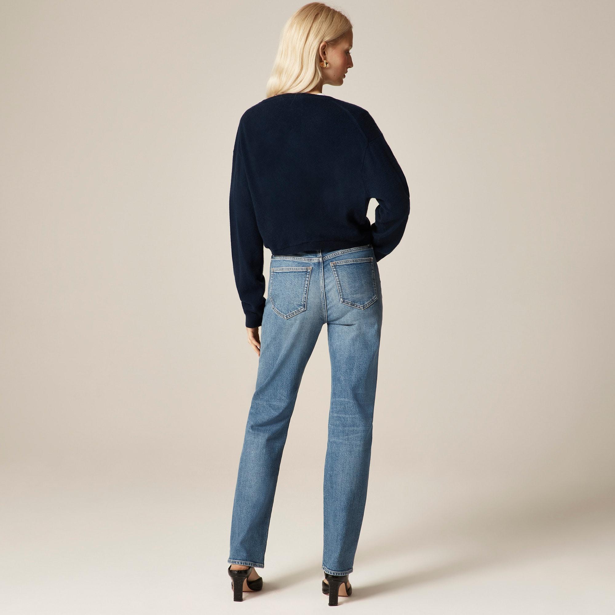 Nipped straight jean Product Image
