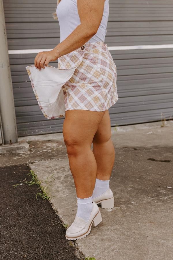 Magic Melody Wrap Skirt in Primrose Yellow Curves Product Image