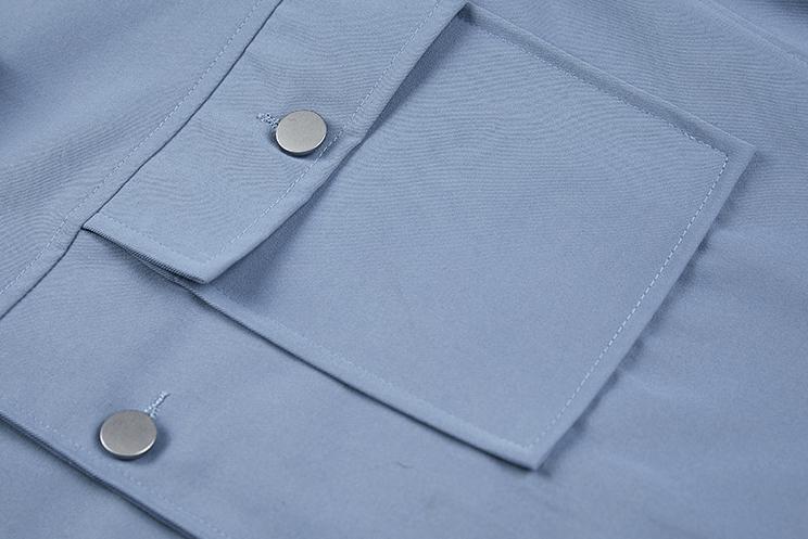 RT No. 2561 BLUE BUTTON COLLAR JK Product Image