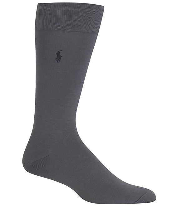 Polo Ralph Lauren Solid Cotton Rib Crew Socks Product Image