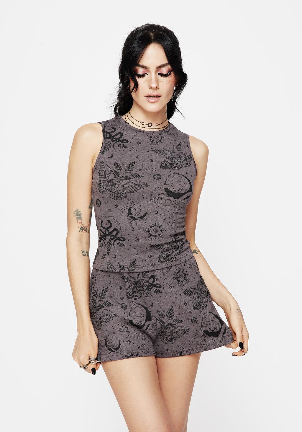 Bliss Cotton Printed Pyjama Shorts Product Image