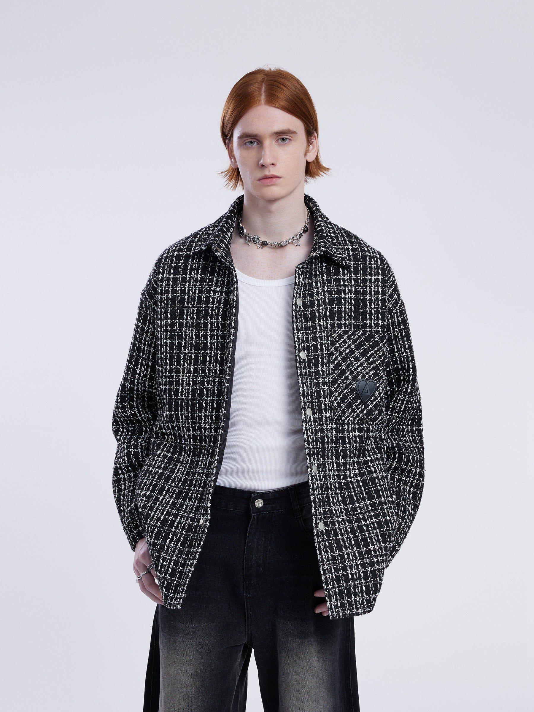 City Of Love Vintage Plaid Jacket Product Image