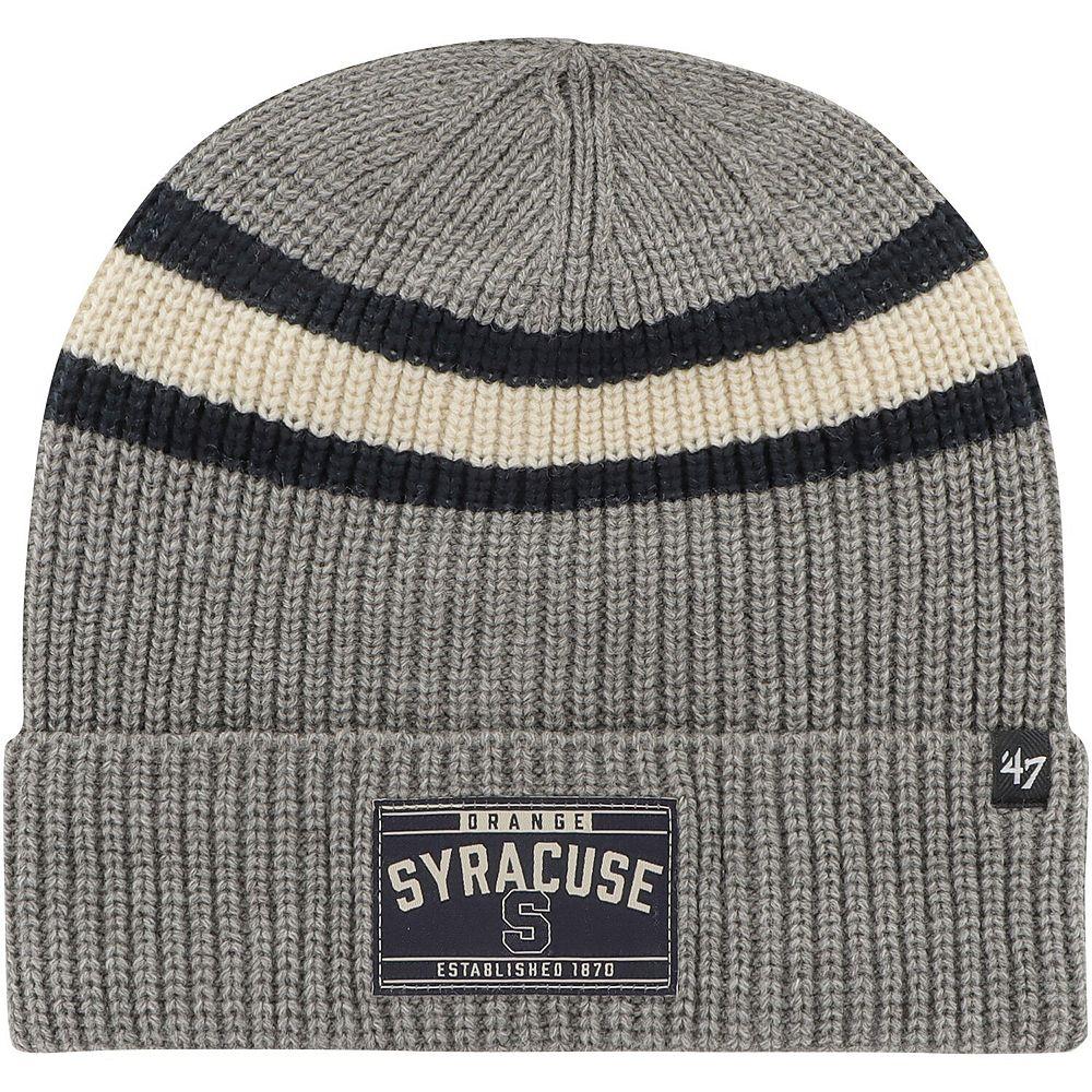 Men's '47 Charcoal Syracuse Orange Penobscot Cuffed Knit Hat Product Image