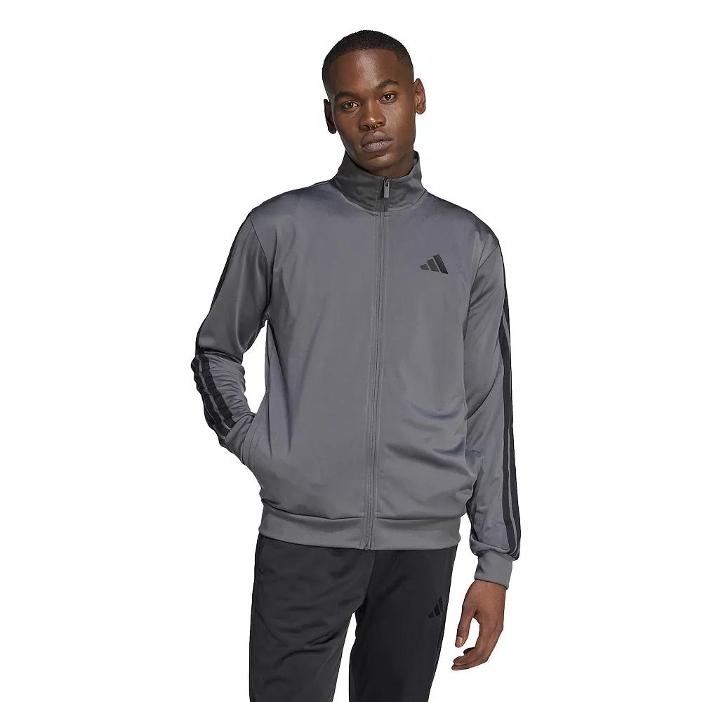 Men's adidas 3-Stripes Tricot Regular Sportswear Track Jacket,  Product Image