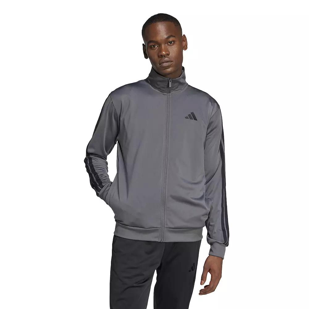 Men's adidas 3-Stripes Tricot Regular Sportswear Track Jacket,  Product Image