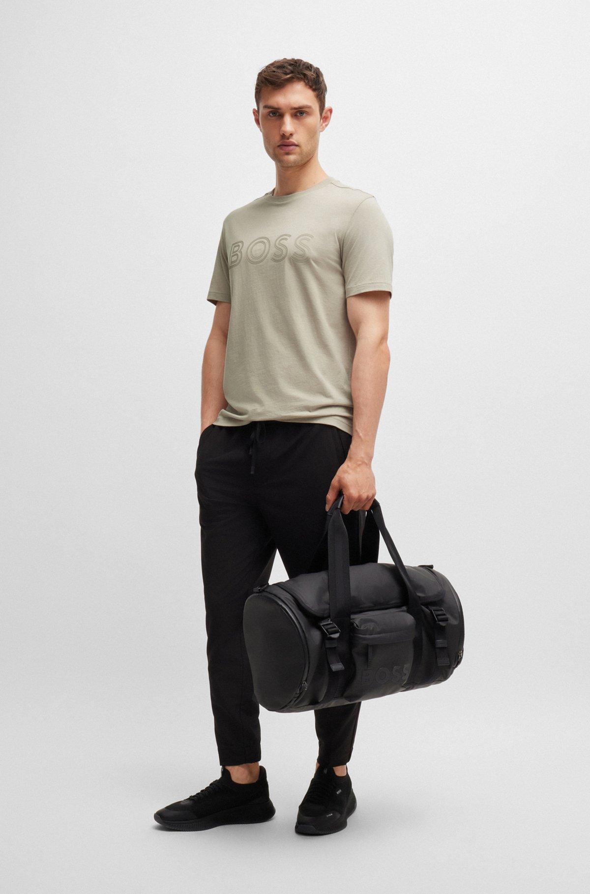 Cotton-jersey regular-fit T-shirt with logo artwork Product Image