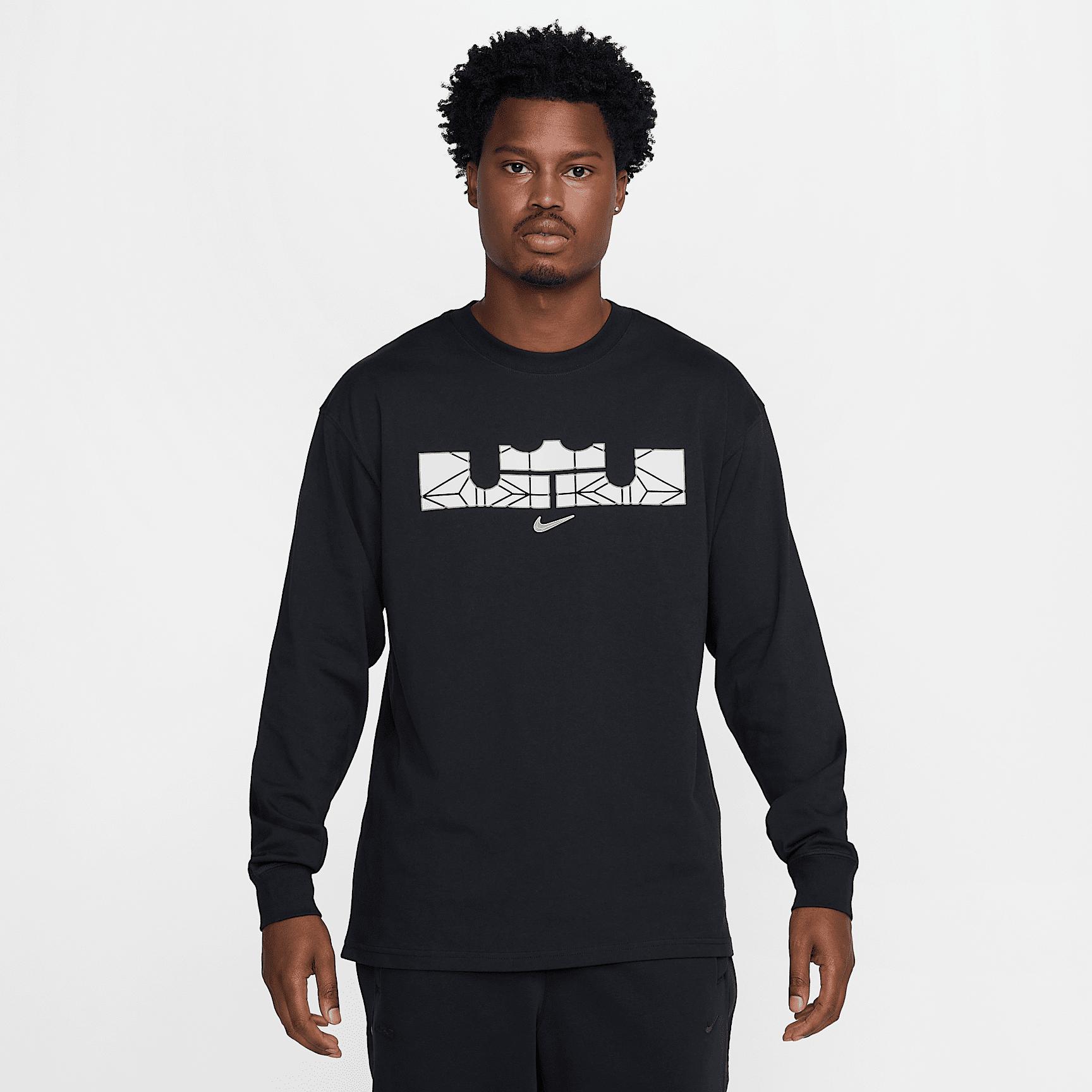 Nike Men's LeBron Max90 Long-Sleeve Basketball T-Shirt Product Image