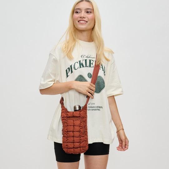 Quilted Puffer Water Bottle Crossbody Product Image