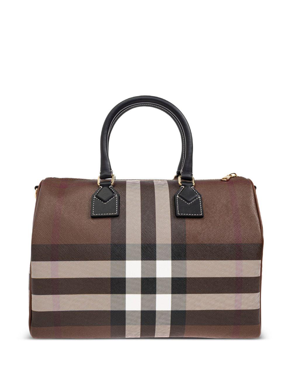 medium Check satchel bag Product Image