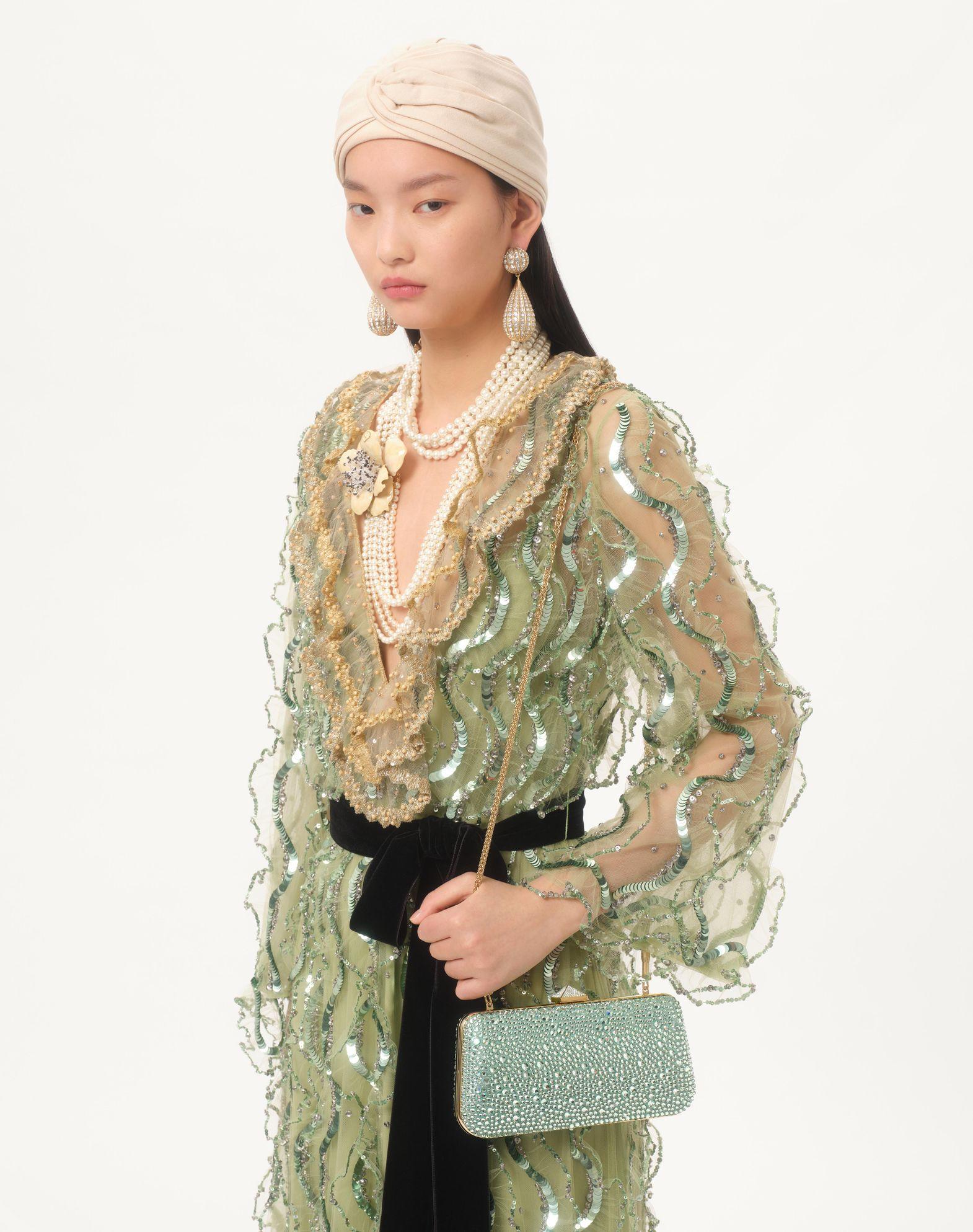 Carry Secrets Rhinestone Minaudiere Product Image