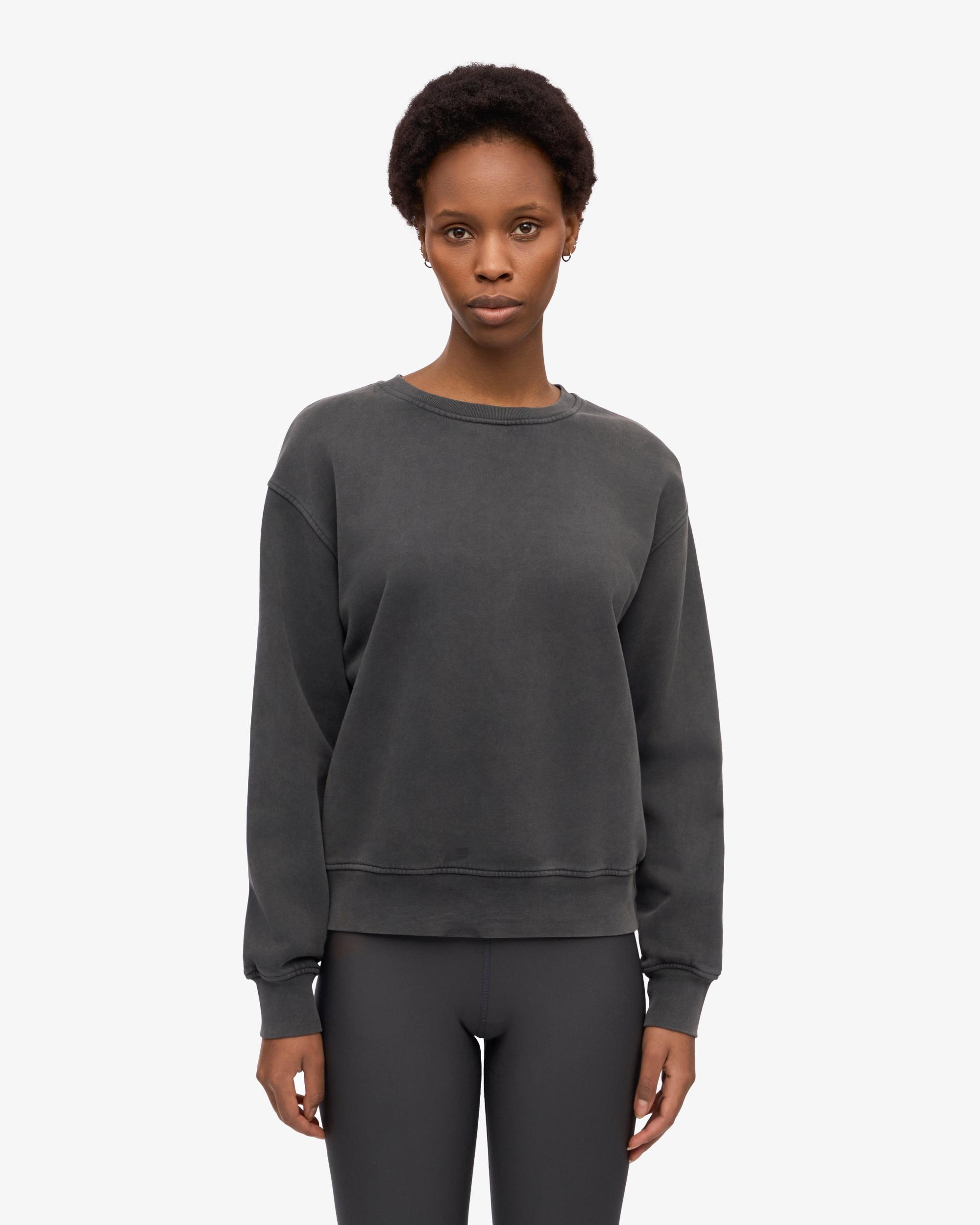 Women Classic Organic Crew - Faded Black Product Image