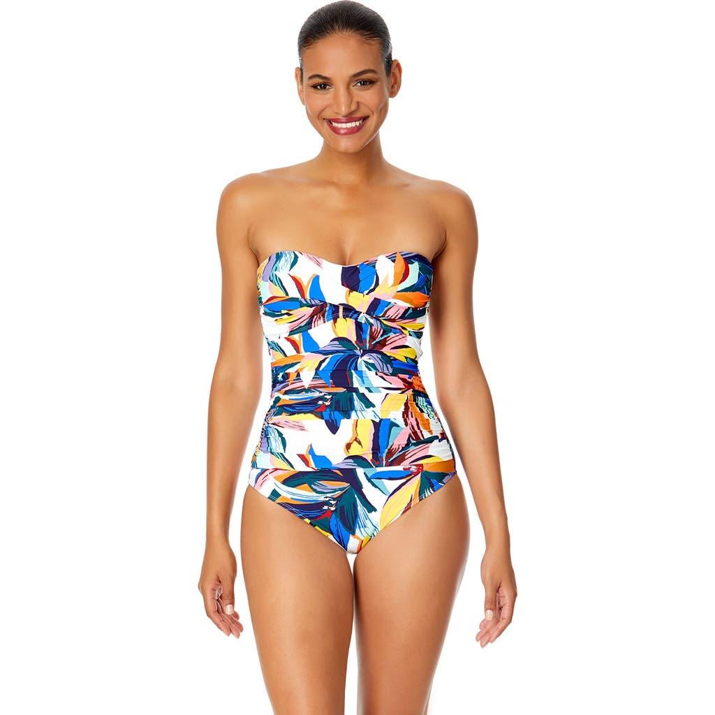 Anne Cole Women's Twist Front Shirred One Piece Swimsuit Product Image