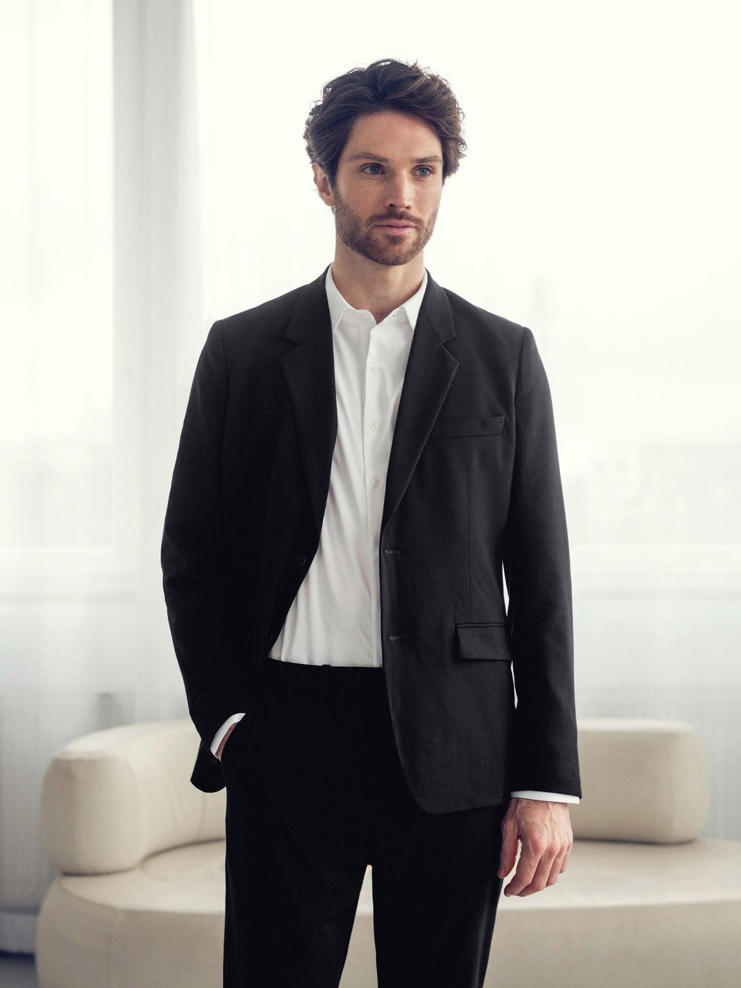 Men's Velocity Merino Dress Pant - Black (MPS) Product Image