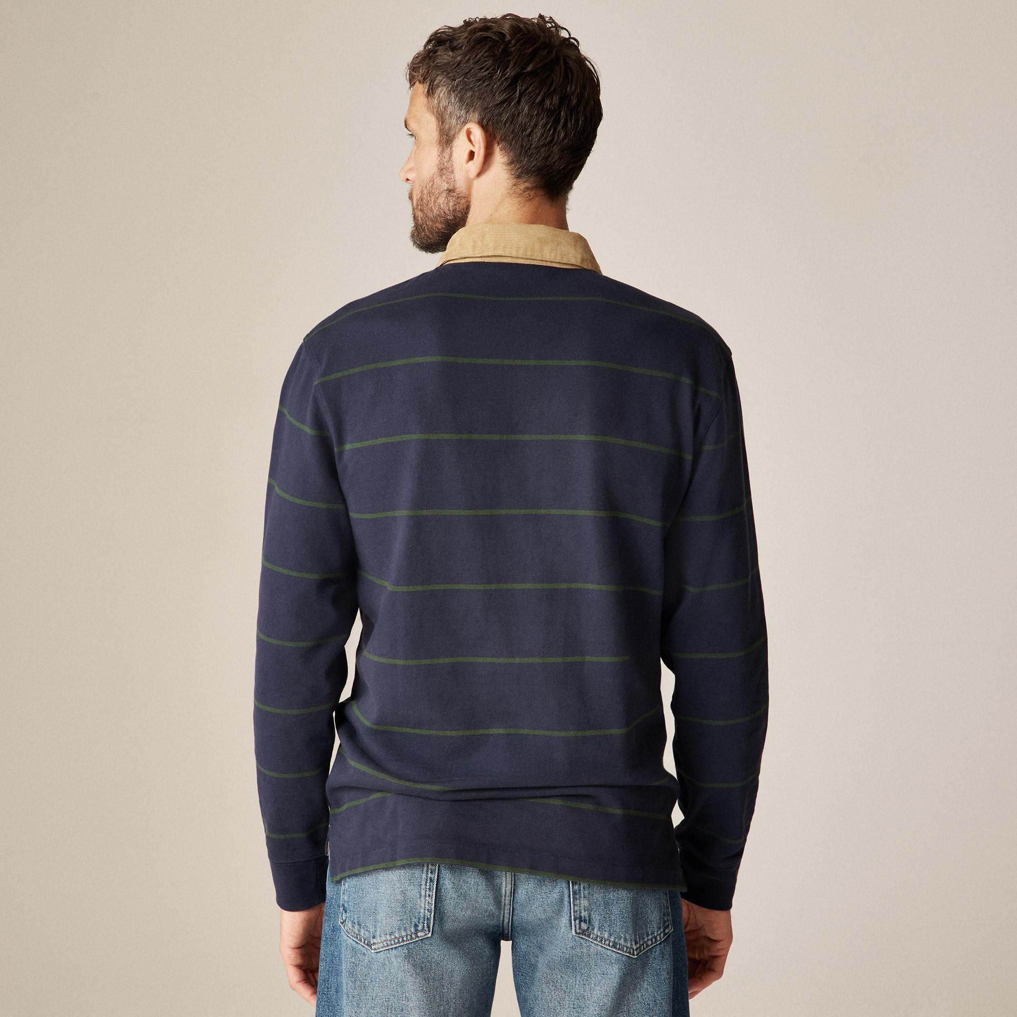 Rugby shirt with corduroy collar Product Image