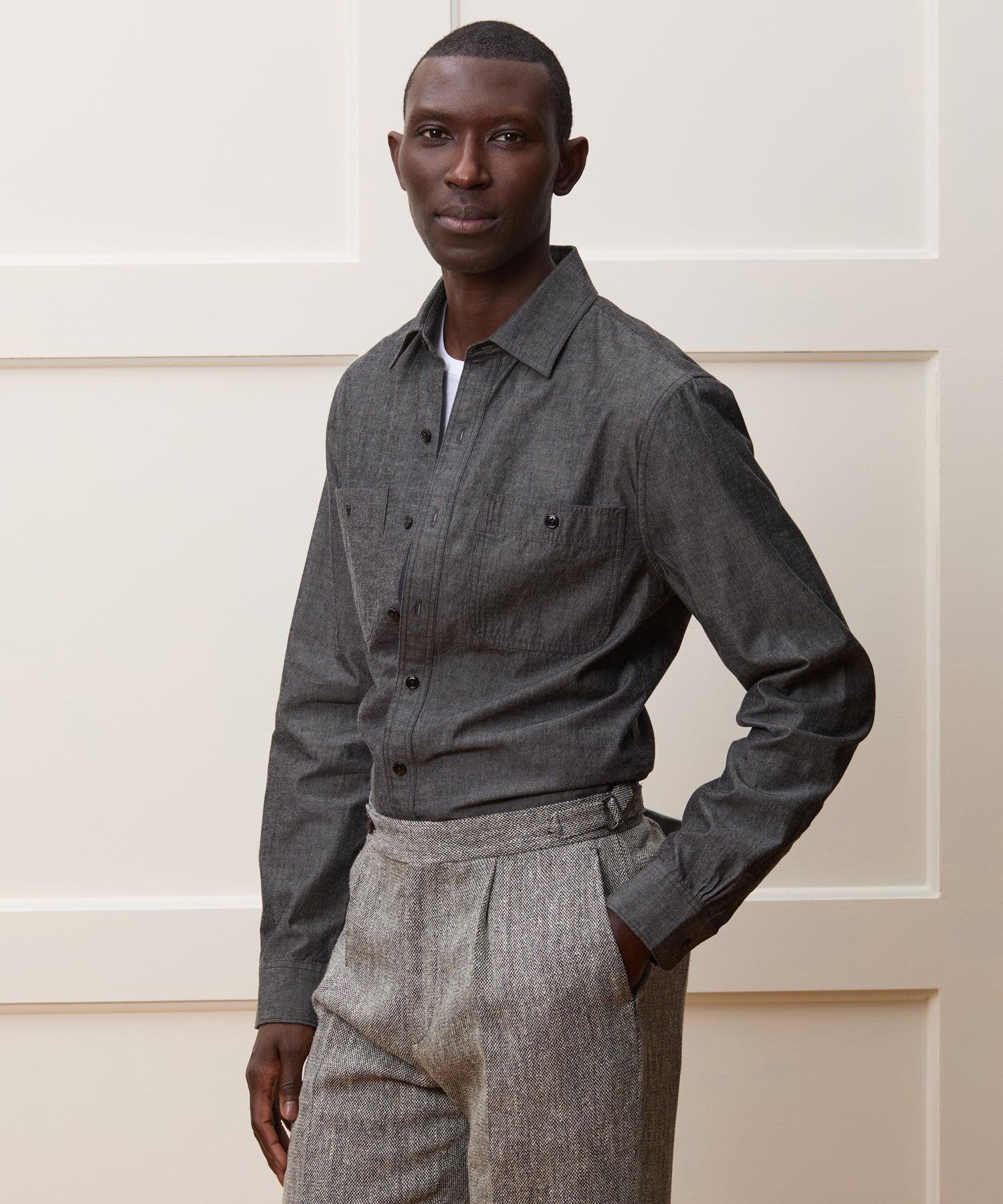 Japanese Chambray Work Shirt Product Image