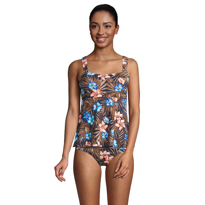 Women's Lands' End Flutter Empire UPF 50 Tankini Swimsuit Top,  Product Image