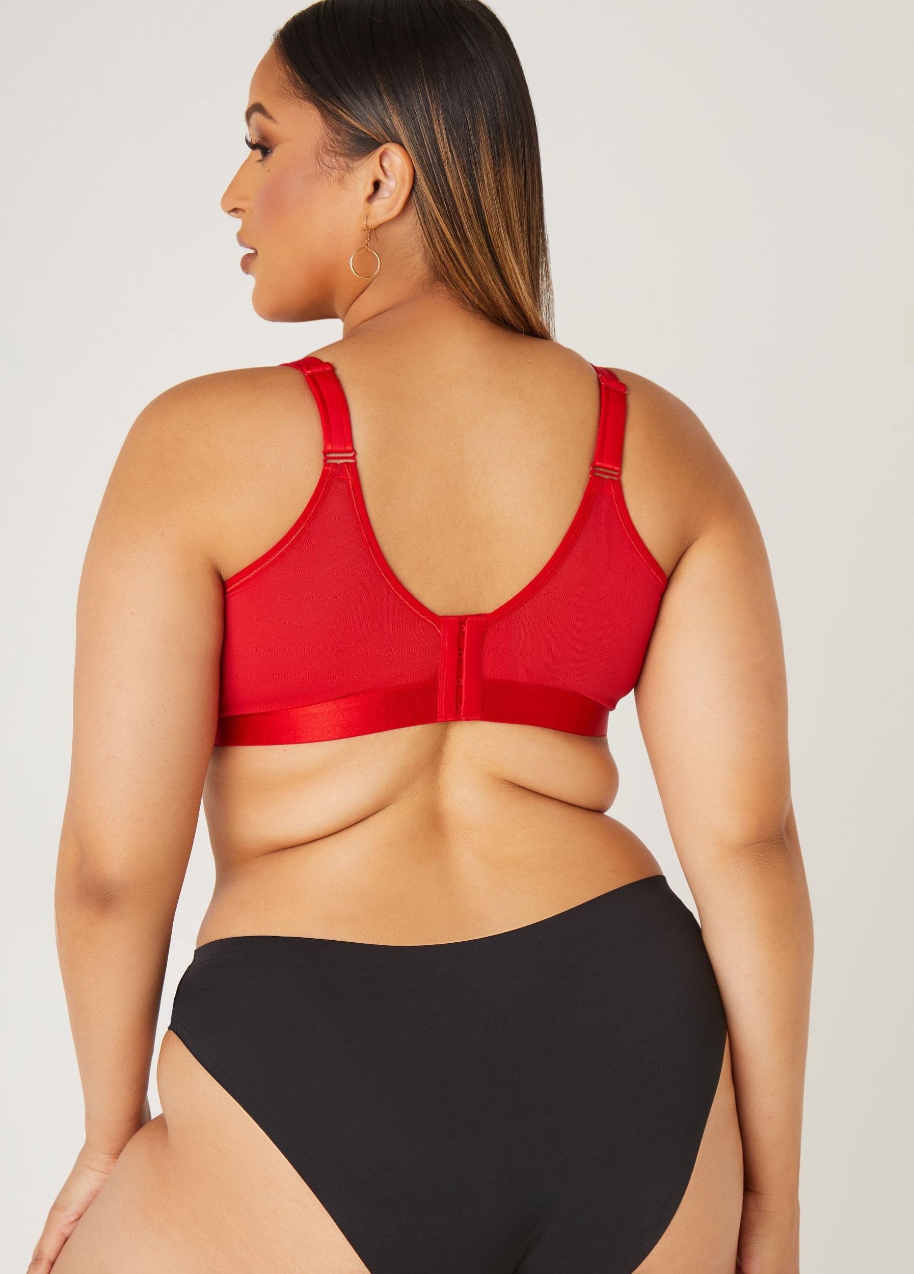 Floral Lace Lattice Wireless Bra Product Image