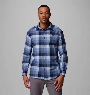 Columbia Mens Cornell Woods Flannel Long Sleeve Shirt- Product Image