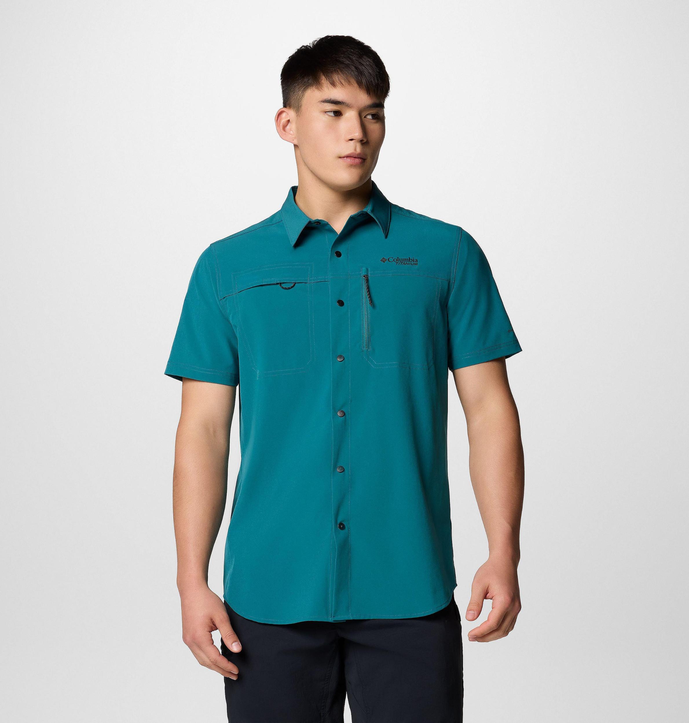 Columbia Mens Summit Valley Woven Short Sleeve Shirt- Product Image