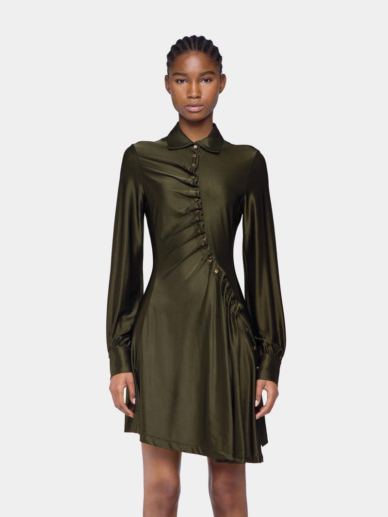 DRAPED MINI DRESS IN JERSEY Product Image