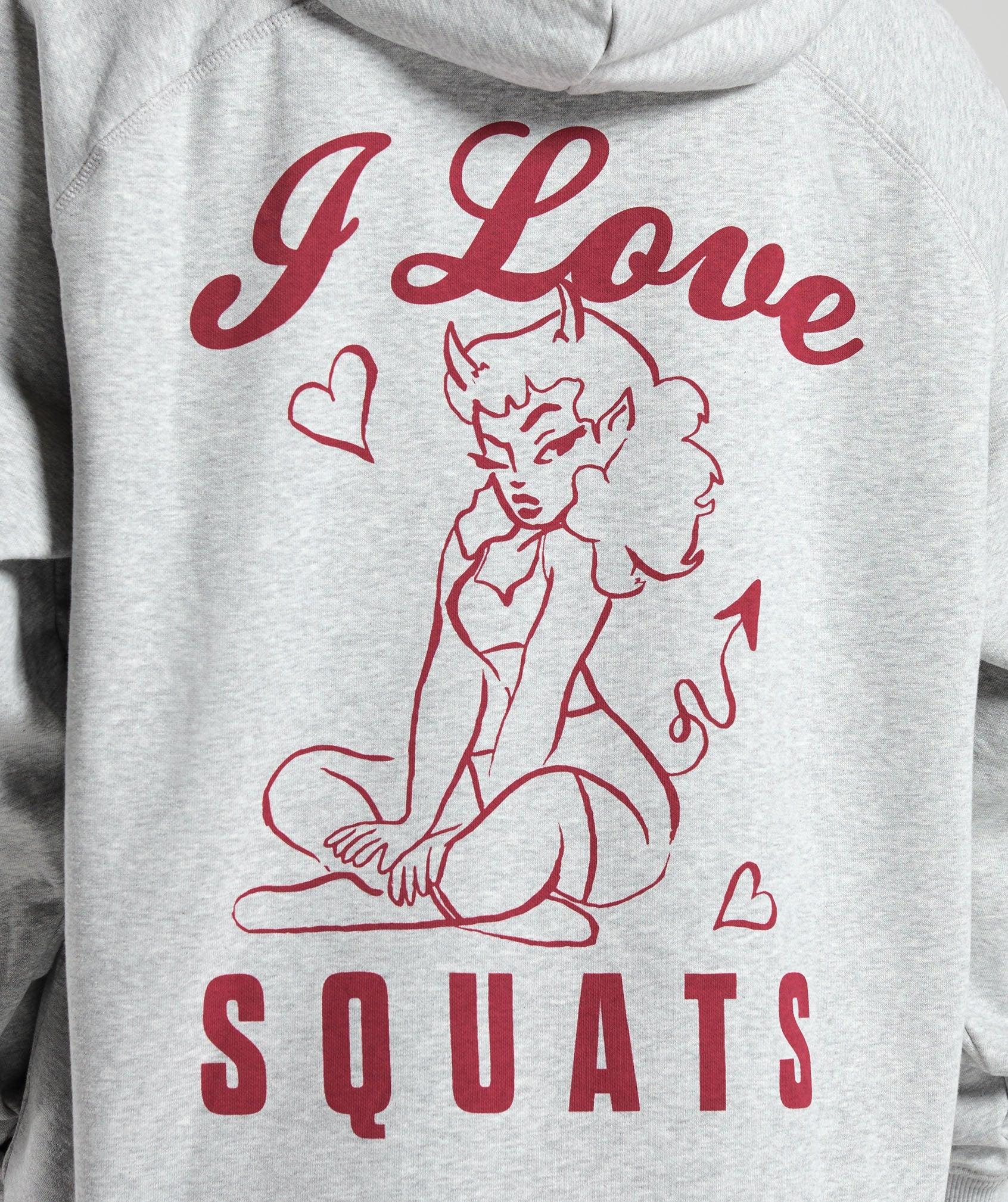 I Love Squats Hoodie Product Image