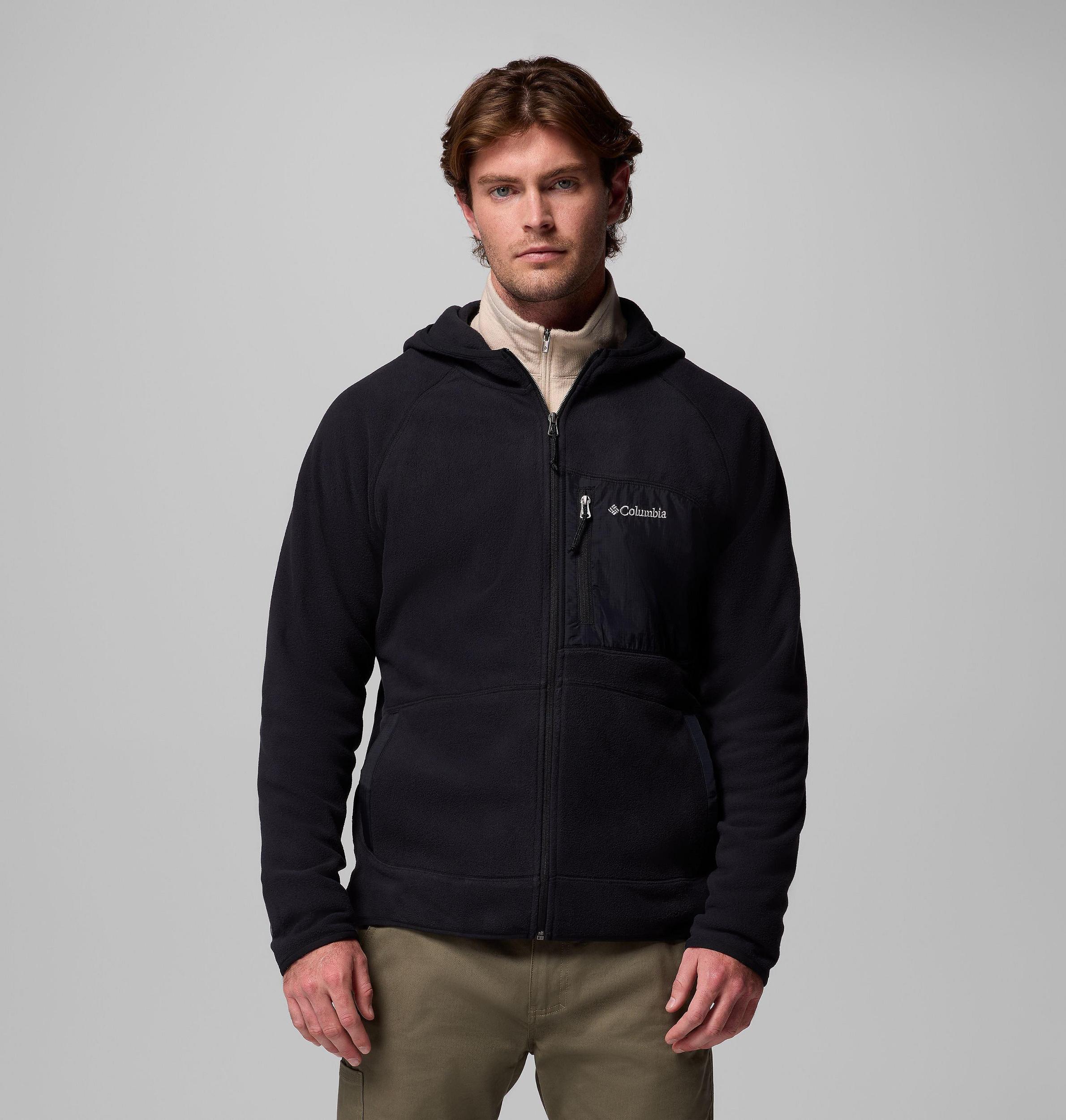 Columbia Mens Fast Trek Overlay Hooded Full Zip Jacket- Product Image