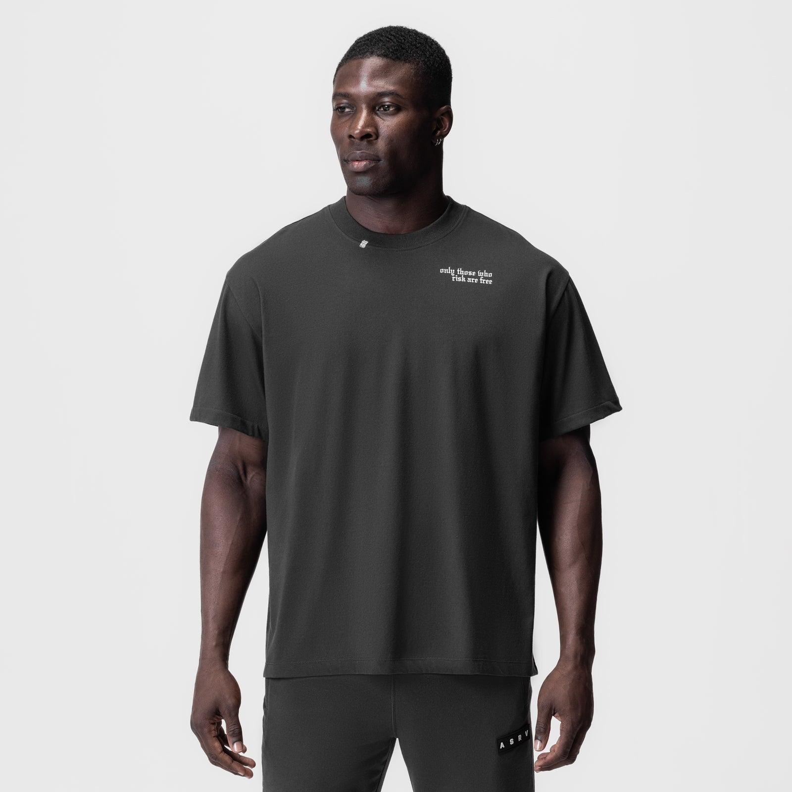 0797. Tech Essential™ Relaxed Tee - Space Grey "Brush Wings/ASRV" Product Image