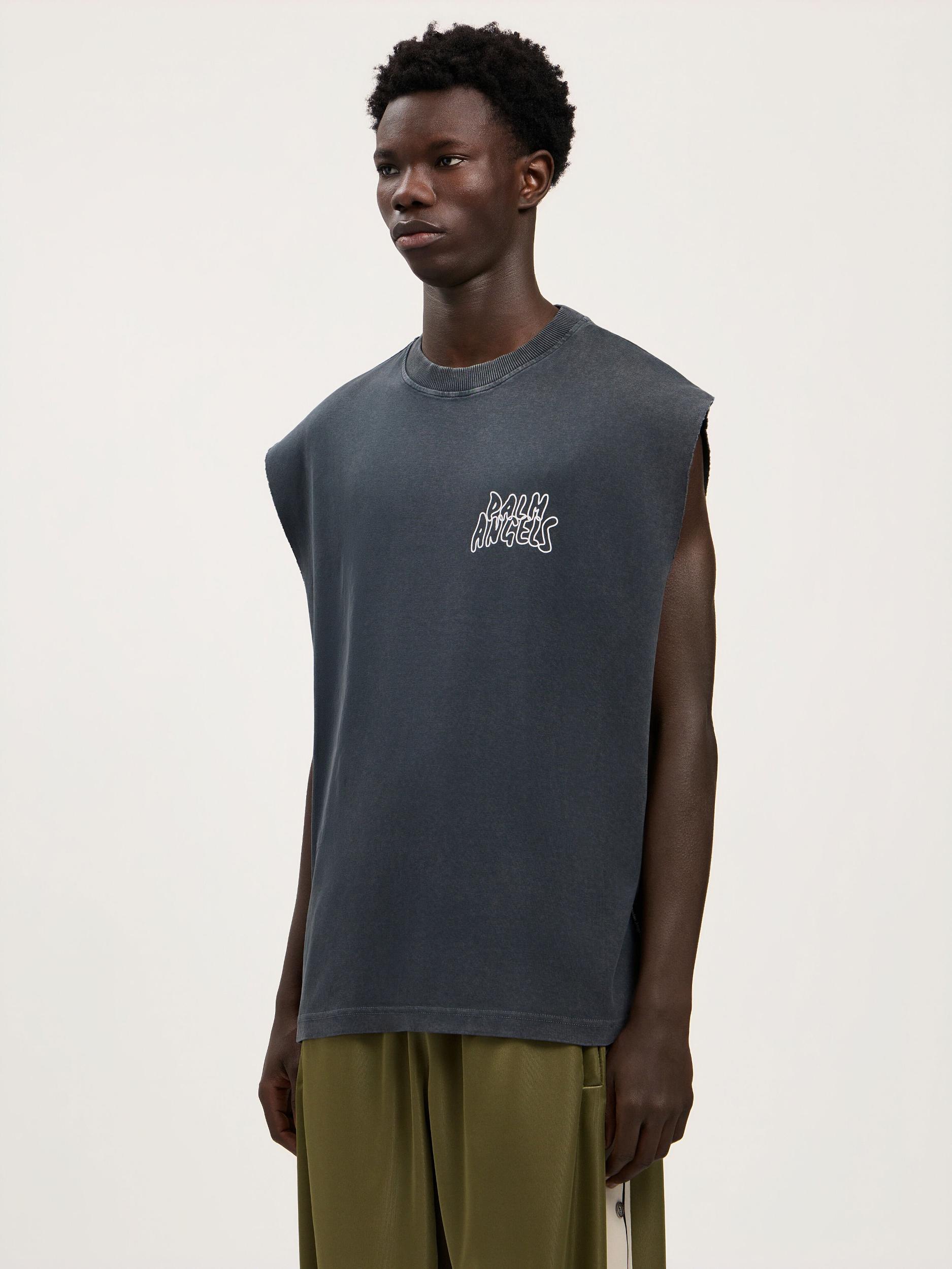 Palm Leaf Distressed Tank Product Image