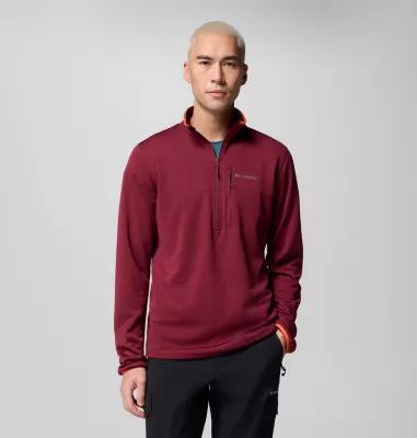 Columbia Mens Essential Hike Grid Fleece Half Zip Jacket- Product Image