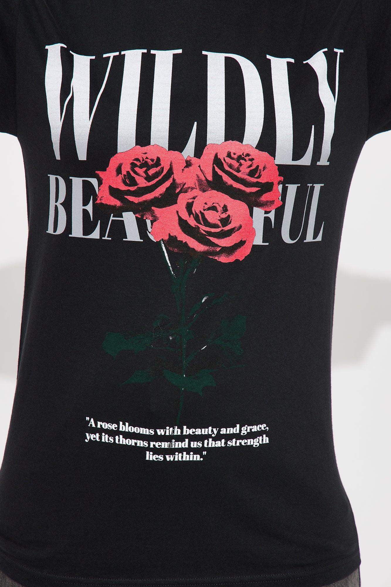 Wildly Beautiful Oversized Tee - Black Product Image