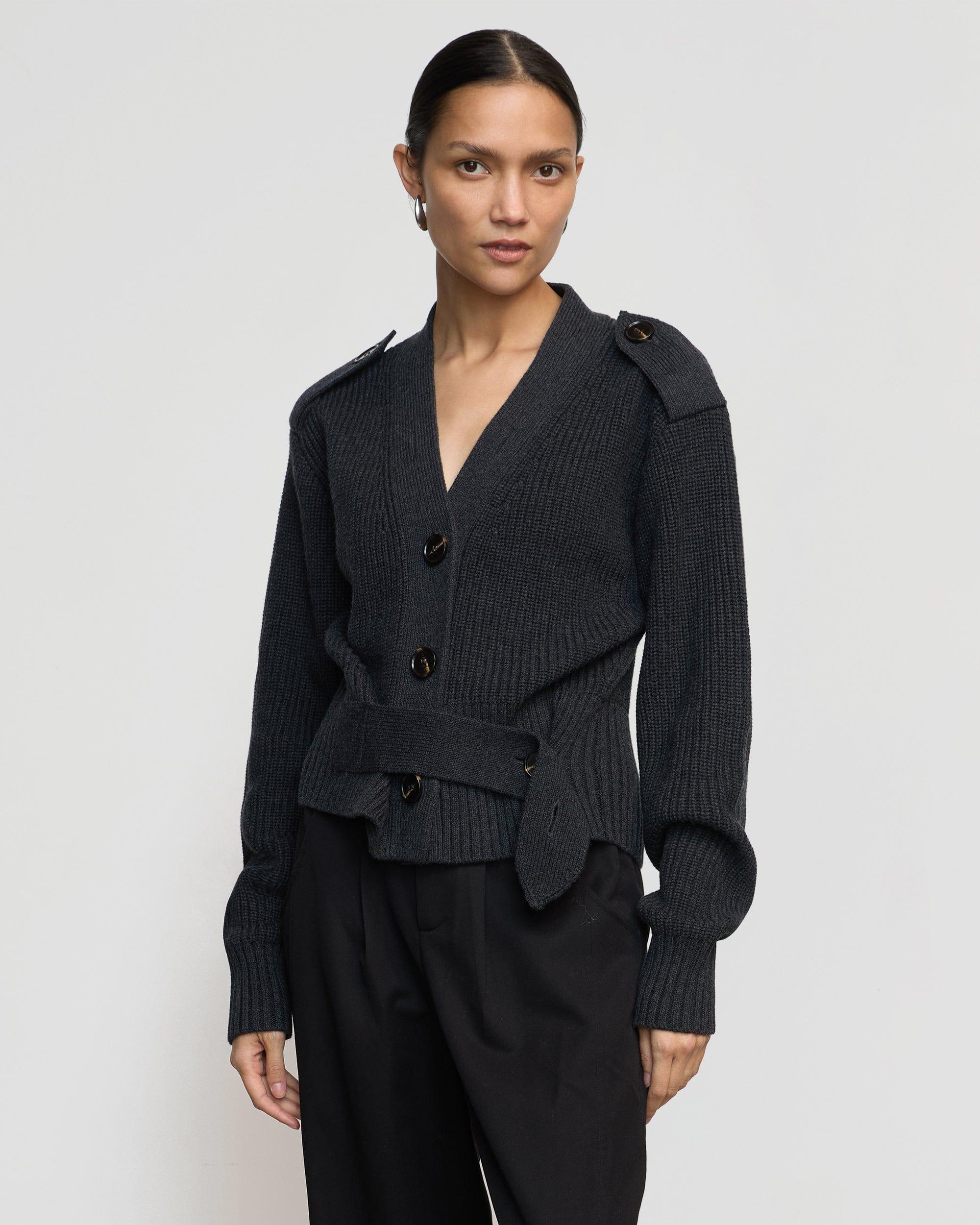 Clary Button-Detail Cardigan Product Image