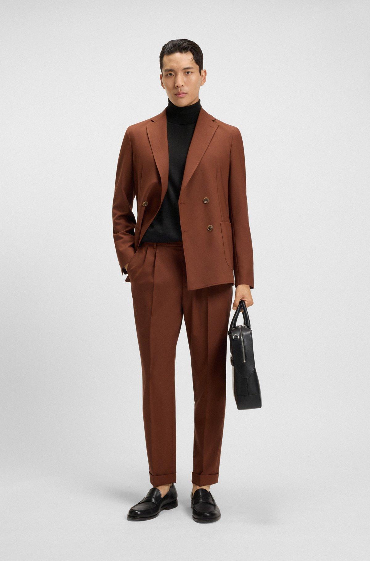 Merino-wool rollneck sweater in a slim fit Product Image