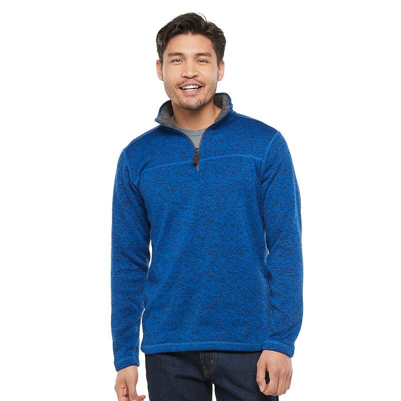 Men's Victory Outfitters Sherpa-Fleece Quarter-Zip Pullover,  Product Image