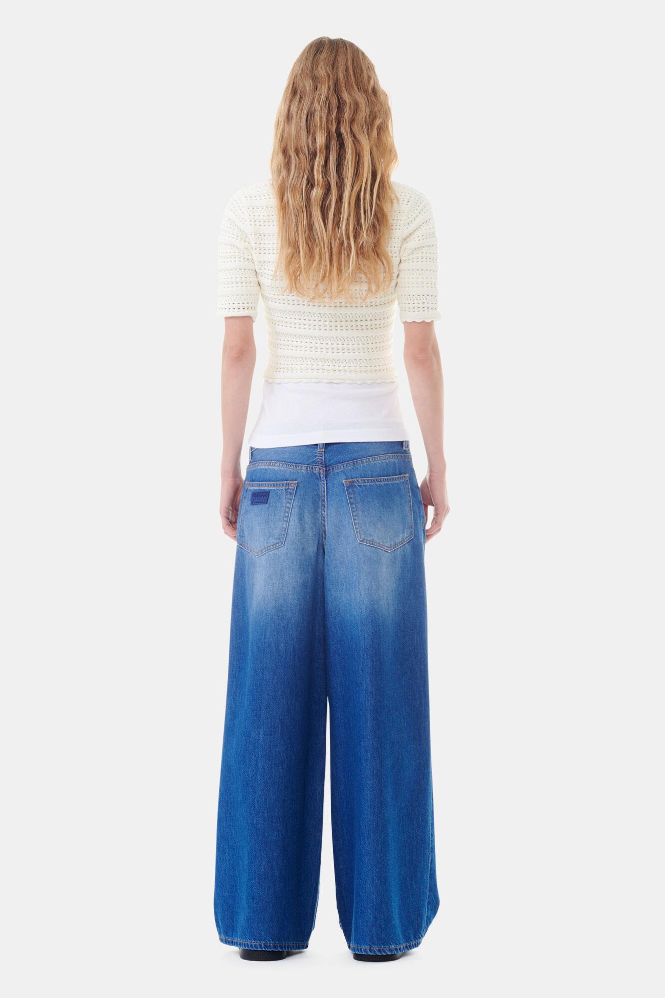 Ivory Pointelle Short Sleeve Cardigan Product Image