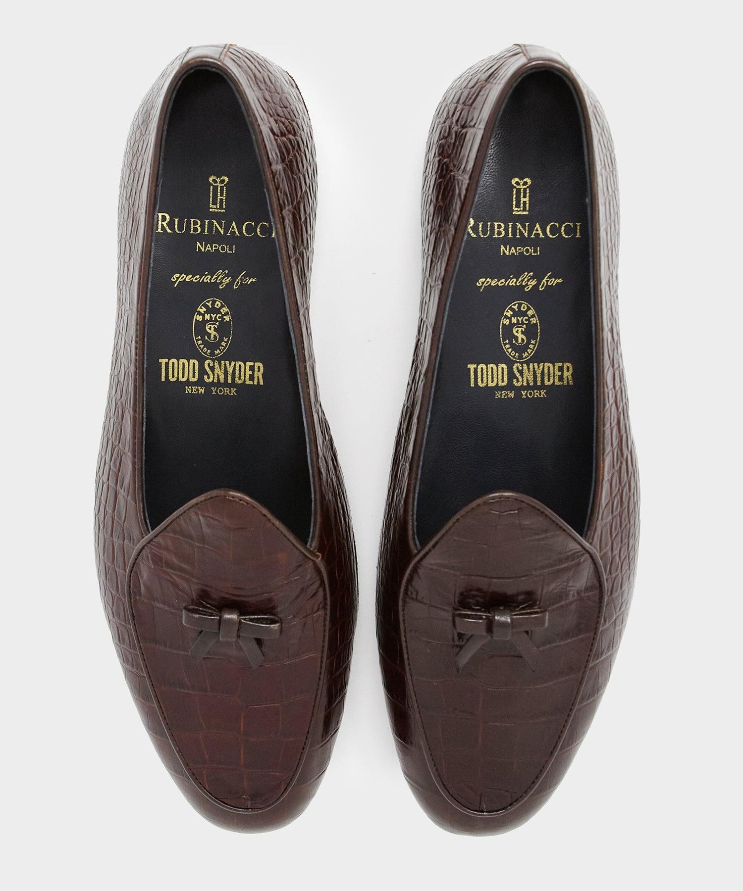 Todd Snyder x Rubinacci Croc Marphy Loafer Product Image