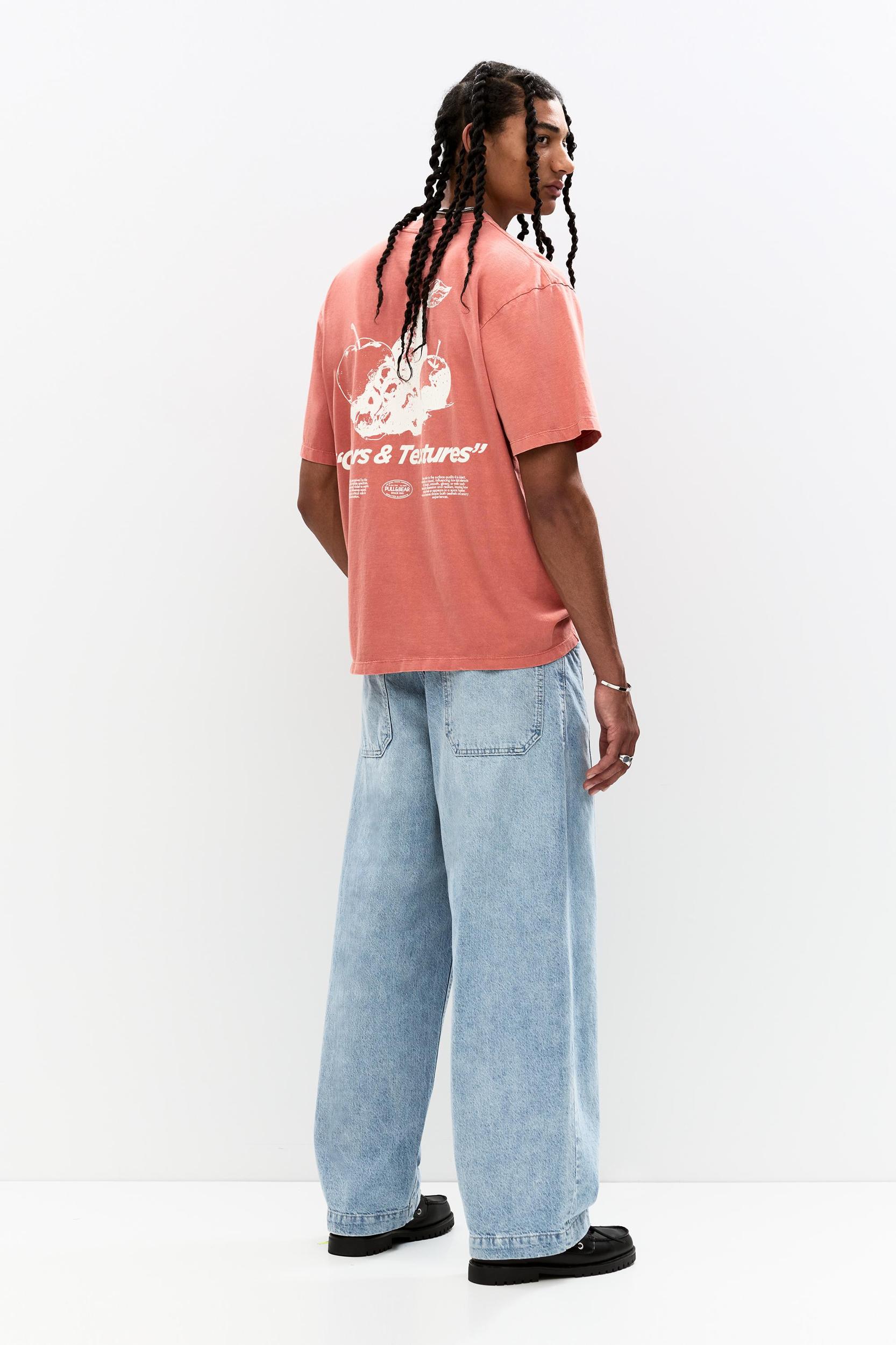 Fruit graphic and slogan T-shirt Product Image