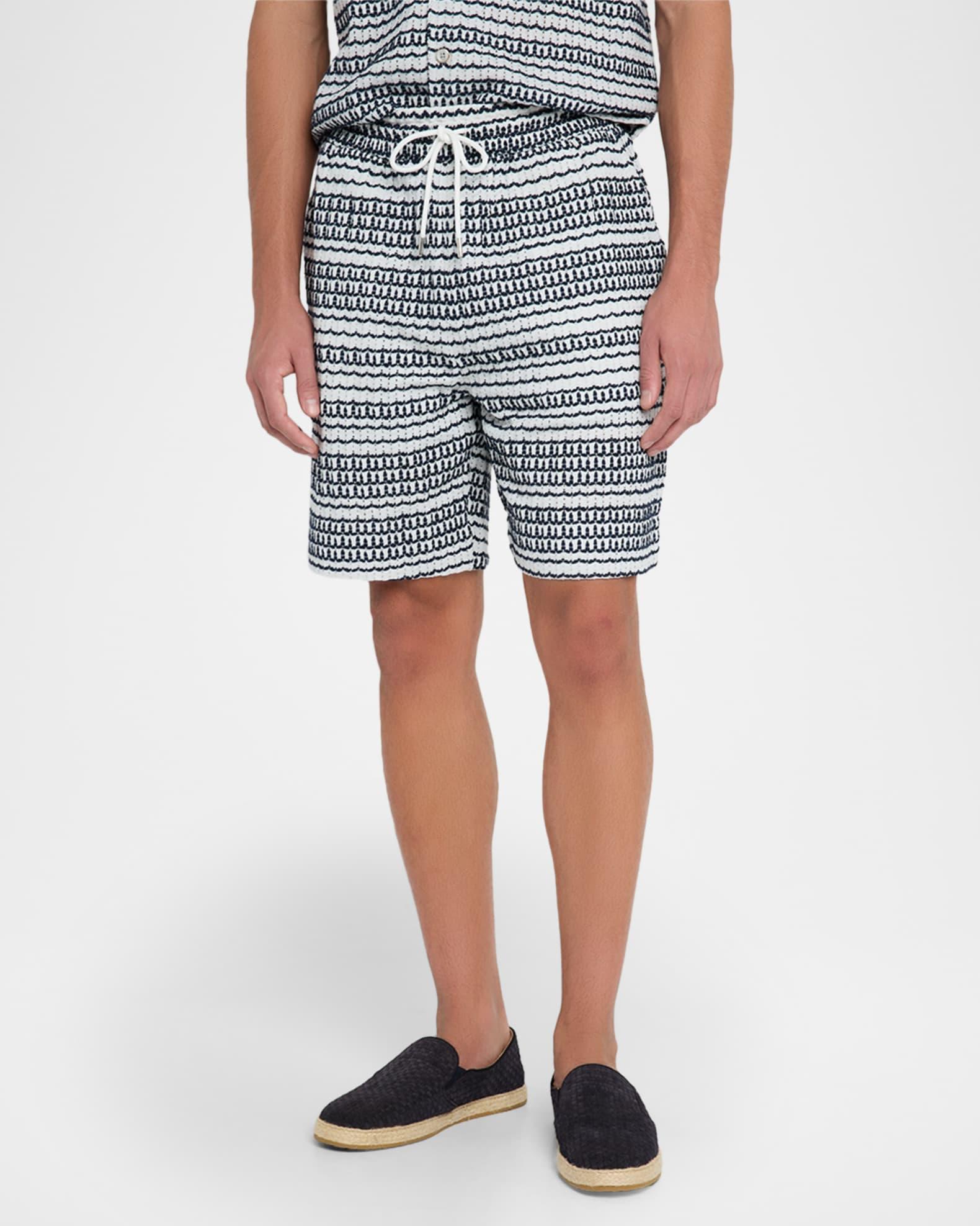 Men's Haze Crochet Stripe Pull-On Shorts Product Image