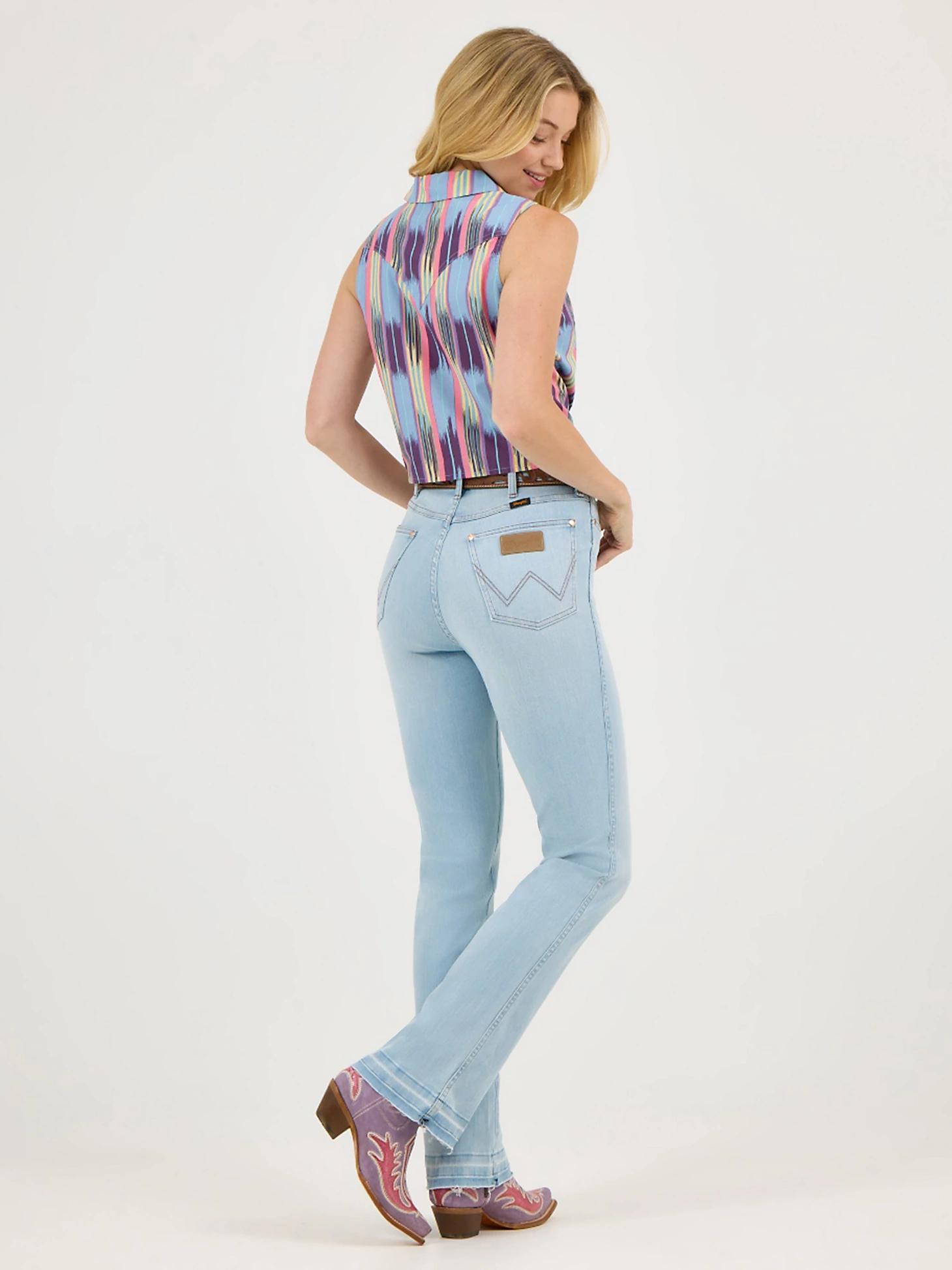 Wrangler x Lainey Wilson Raw Hem Boot Huggers | Women's JEANS | Wrangler® Product Image