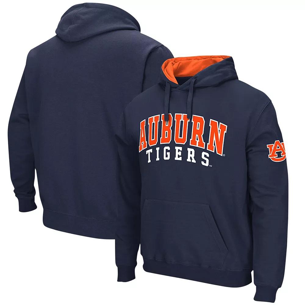 Men's Colosseum Navy Auburn Tigers Double Arch Pullover Hoodie,  Product Image